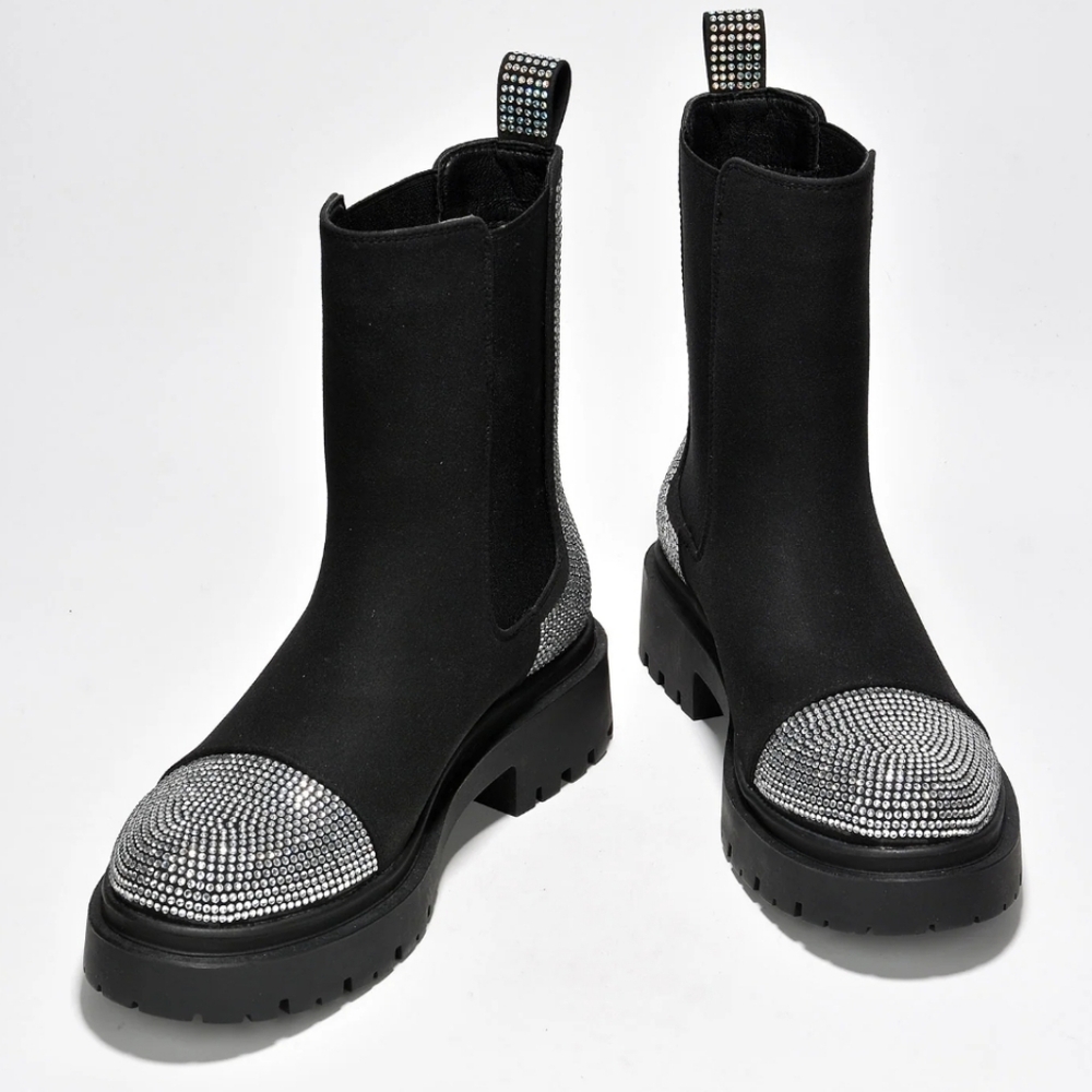 CAPE ROBBIN NINEO LADIES RHINESTONE BOOTIES